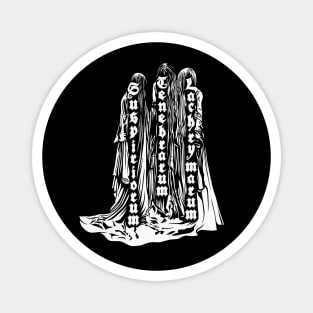 Suspiria Three Mothers white Magnet